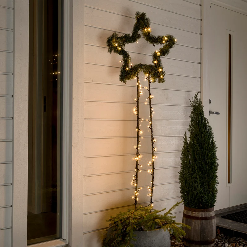 Konstsmide LED-Lichterkette, warmweiß, Frozen-Effekt