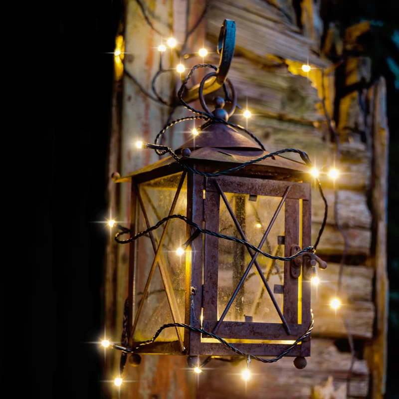 Konstsmide LED-Lichterkette, warmweiß, Frozen-Effekt