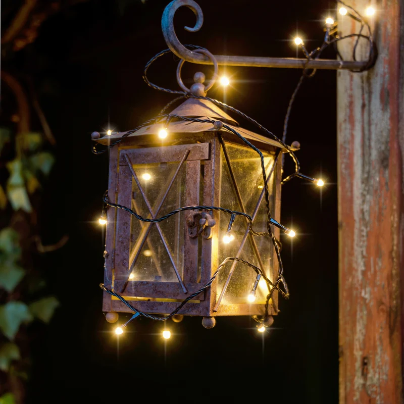 Konstsmide LED-Lichterkette, warmweiß, Frozen-Effekt
