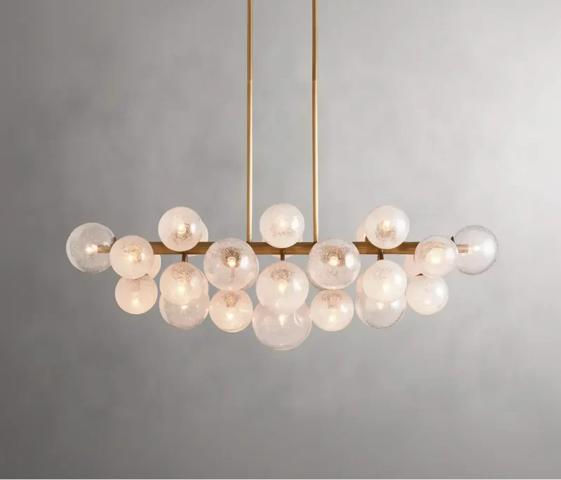 Sillam Linear Brass Chandelier | CLKRH085