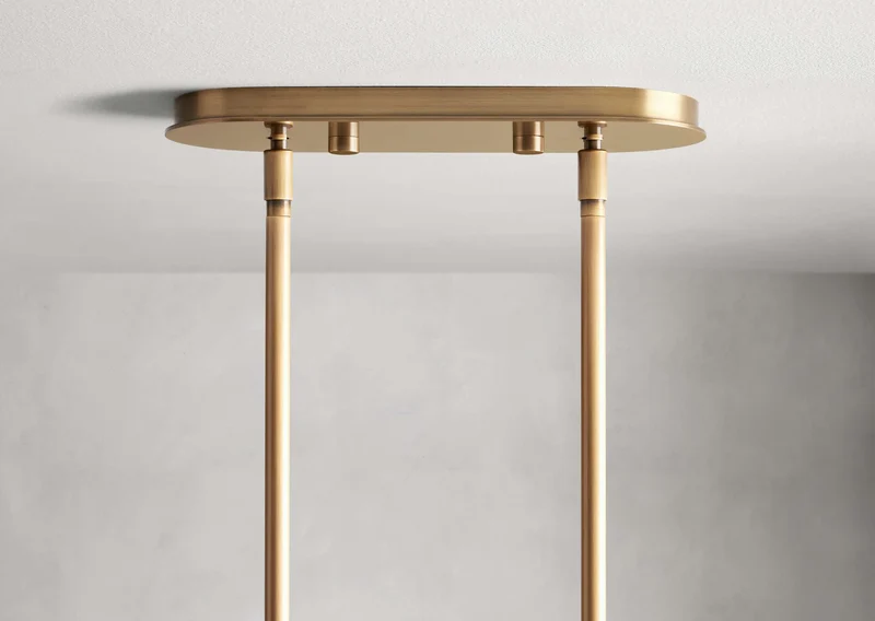 Sillam Linear Brass Chandelier | CLKRH085