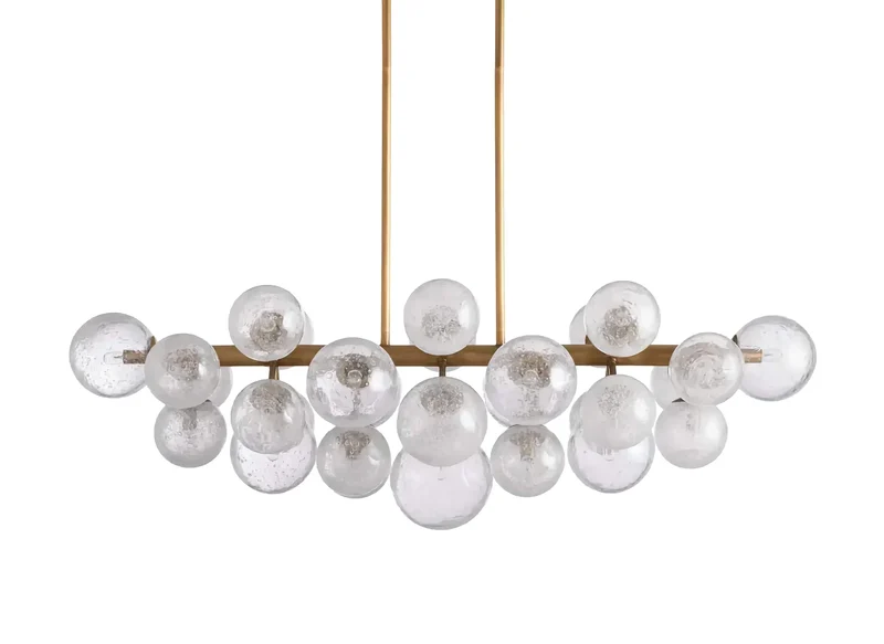 Sillam Linear Brass Chandelier | CLKRH085