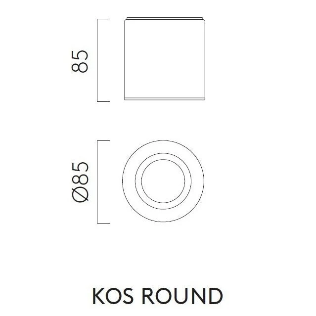 illumina - Deckenleuchte Kos II Chrom LED