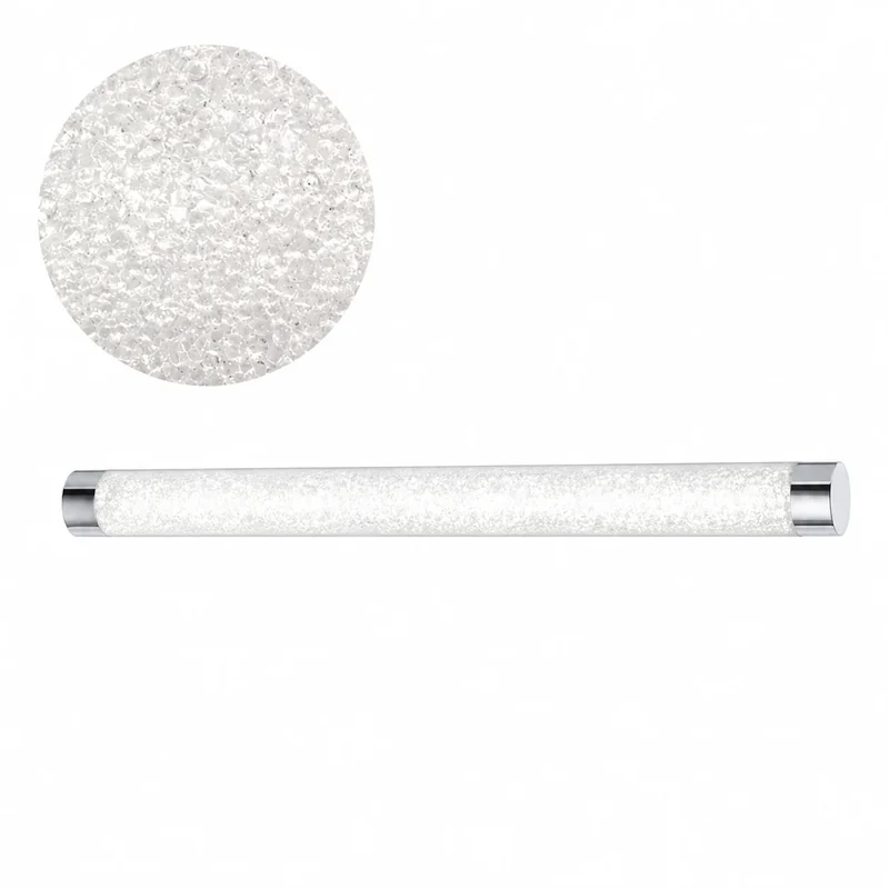 LED Bad-Spiegellampe Kristalloptik 91,5 cm IP44 – Badezimmer-Wandleuchte 1600 lm neutralweiß