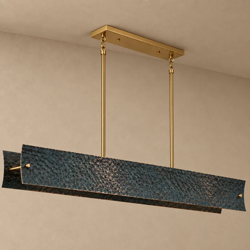 The Matera Horizon | Solid Cast Blue & Brutalist Texture | CLMTLB