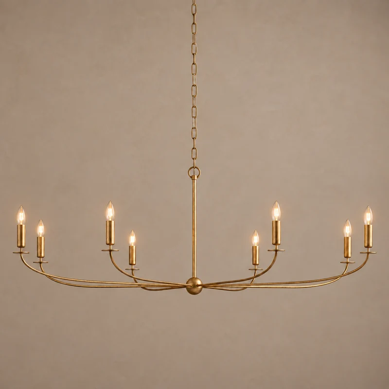 The Candelora Candelabra Chandelier | Brass | CLCDL