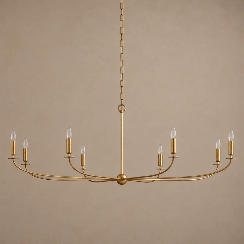 The Candelora Candelabra Chandelier | Brass | CLCDL