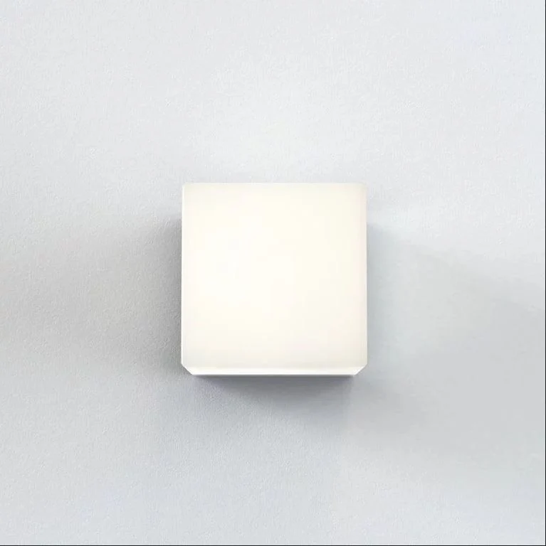 illumina - Wand-/Spiegelleuchte Cube Chrom Opal