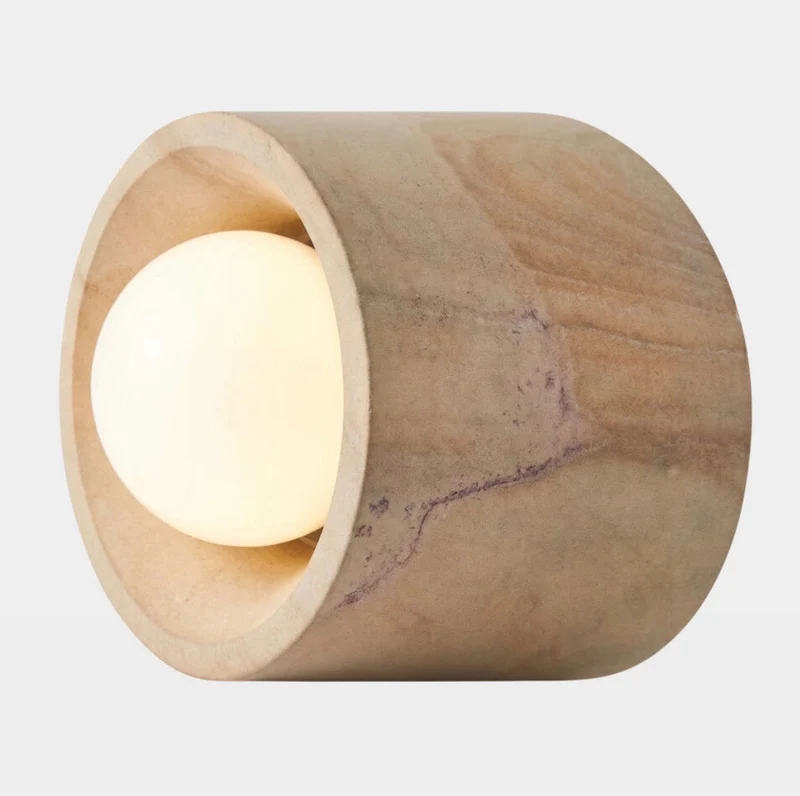 Luna Wall Sconce | Marble & Glass | CLLUNA071