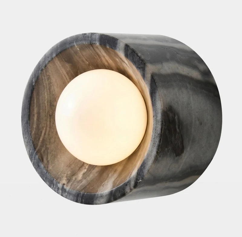 Luna Wall Sconce | Marble & Glass | CLLUNA071
