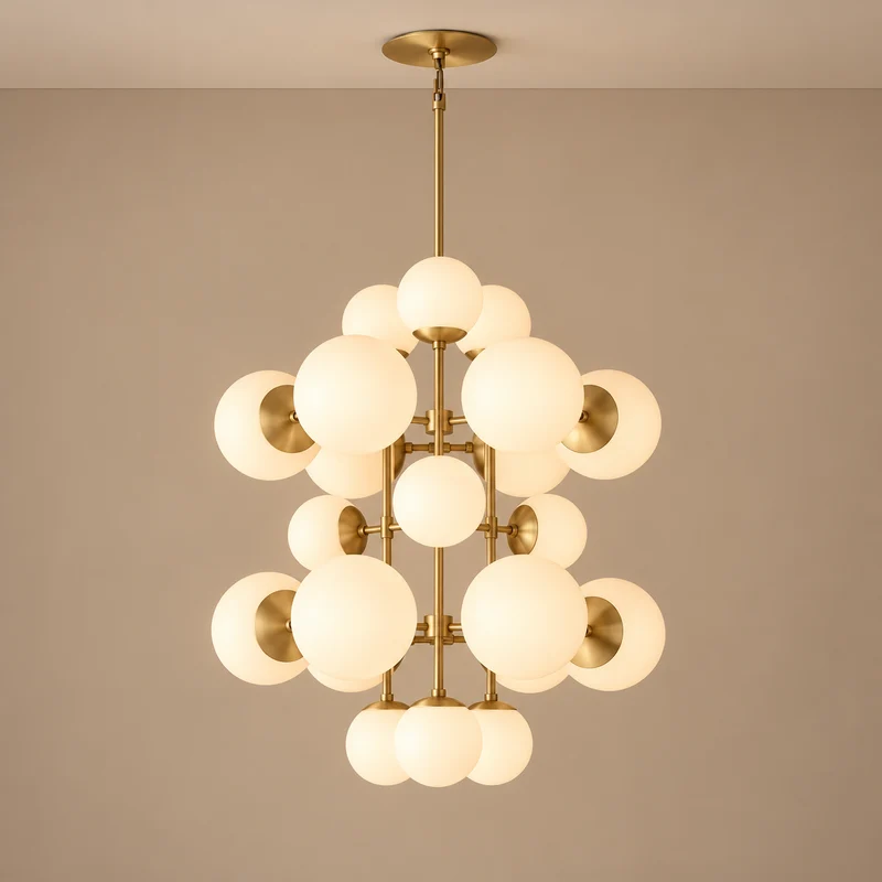 The Aventino Globe Cascade | Alabaster or Glass | CLAVE19