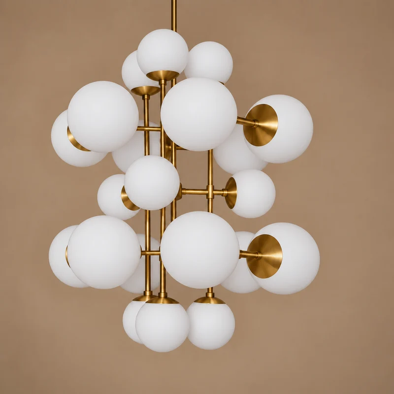 The Aventino Globe Cascade | Alabaster or Glass | CLAVE19
