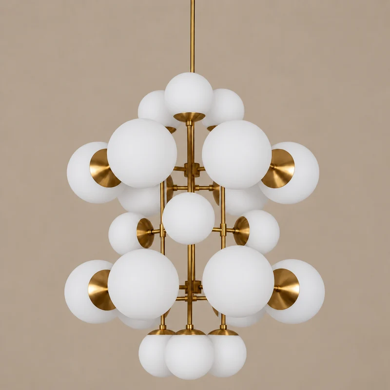 The Aventino Globe Cascade | Alabaster or Glass | CLAVE19