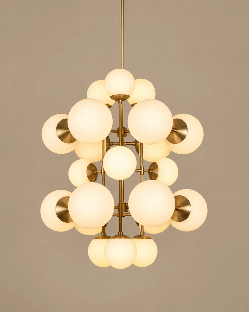 The Aventino Globe Cascade | Alabaster or Glass | CLAVE19