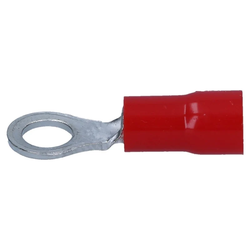 Ringkabelschuh isoliert, M4 rot
