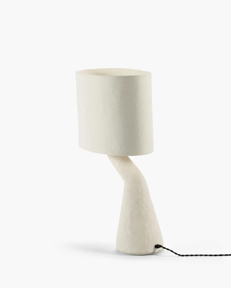 Lampe Earth 04 Pappmaché weiß Serax