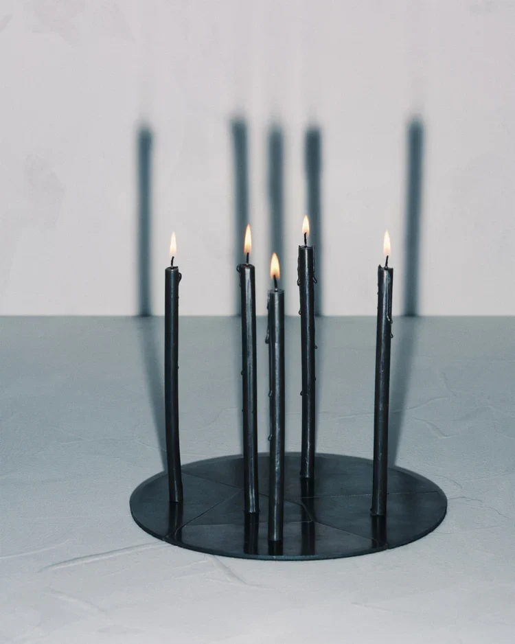 Kerzenhalter Candelabra Blaustahl Serax