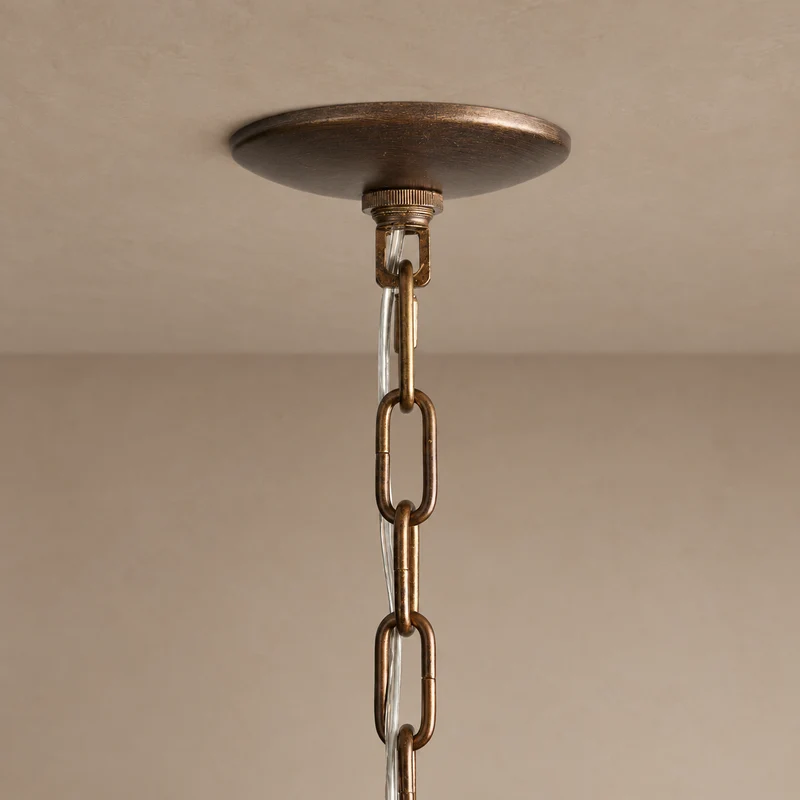 The Intreccio Tiered Rattan Chandelier | Beige | CLINT-BG