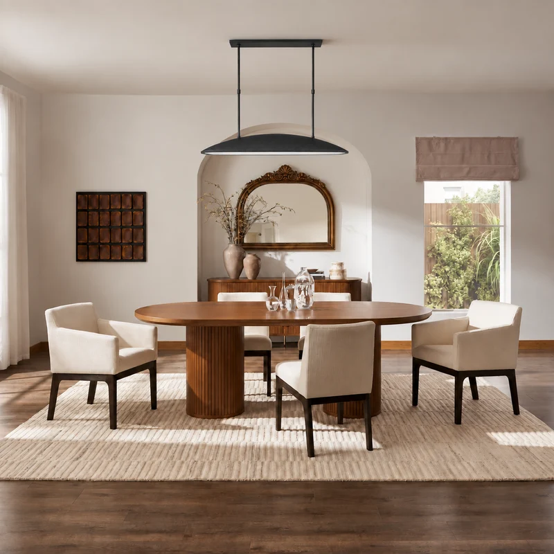 Linear Black Chandelier Light | CLMJU015B