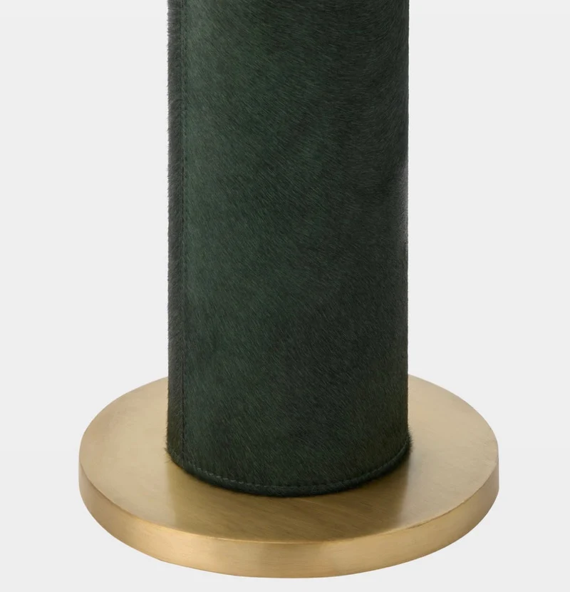 Montalcino Leather Floor Lamp | Green | CLMNT067