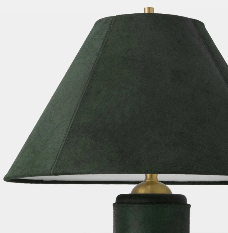 Montalcino Leather Floor Lamp | Green | CLMNT067