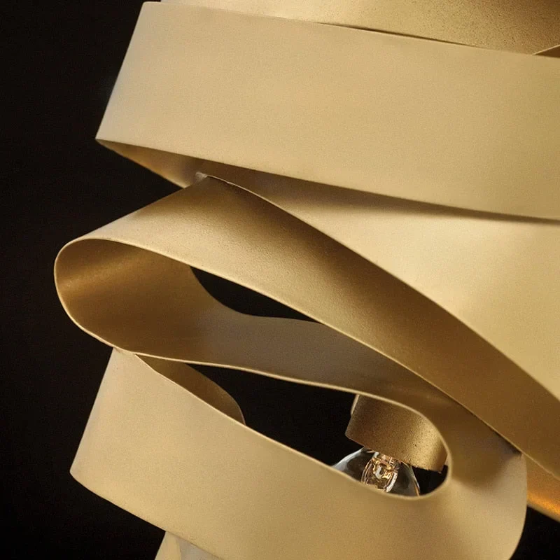 Ribbon Chandelier | Hand-Formed Iron | CL377852