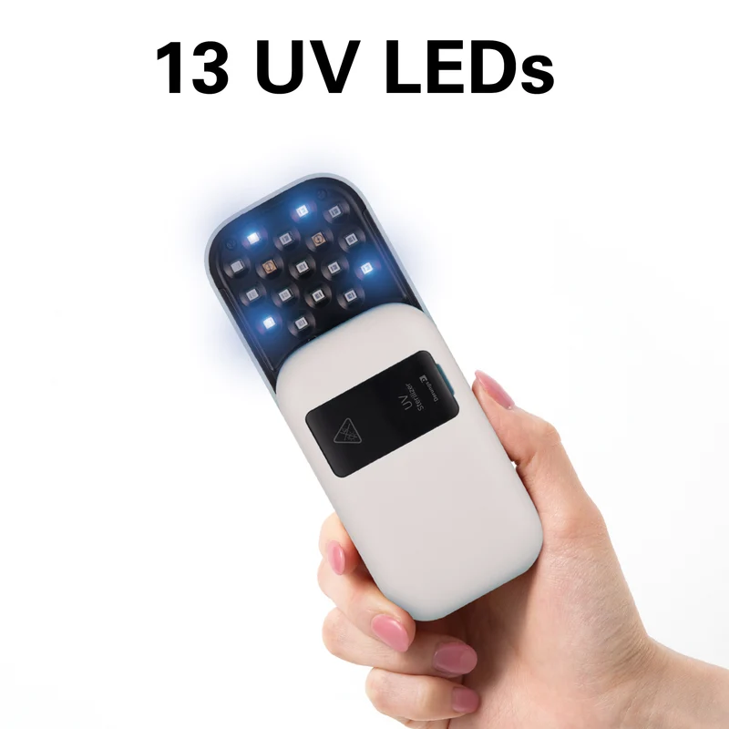 Derungs UV-Sterilisationsleuchte, 13 LEDs, UV-C & UV-A