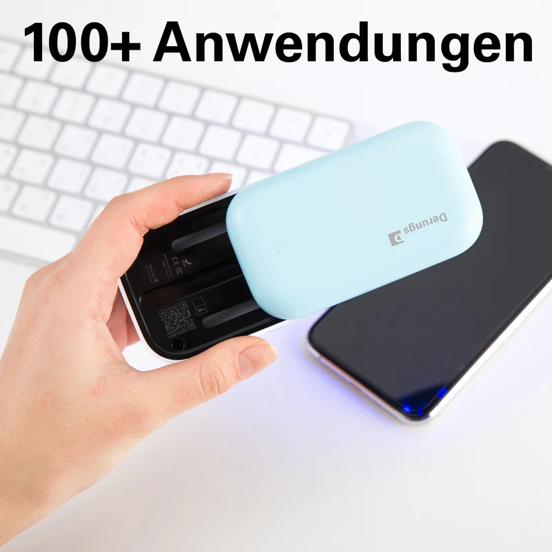 Derungs UV-Sterilisationsleuchte, 13 LEDs, UV-C & UV-A