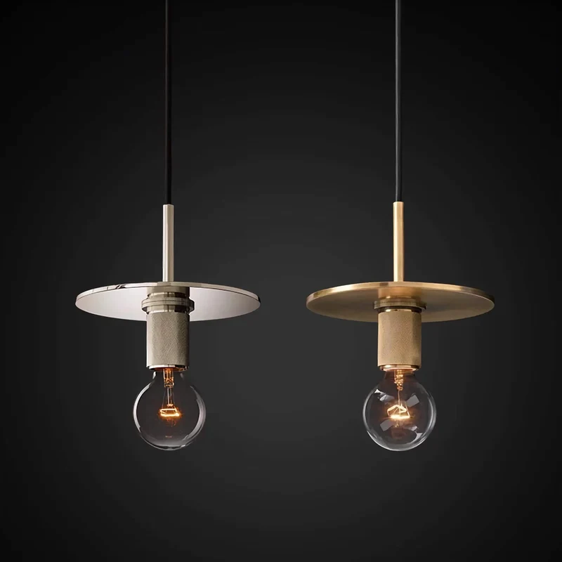 Modern Brass Disc Pendant Light | CLCZIFT3