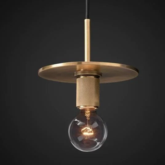 Modern Brass Disc Pendant Light | CLCZIFT3