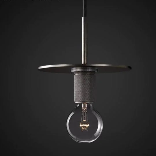 Modern Brass Disc Pendant Light | CLCZIFT3