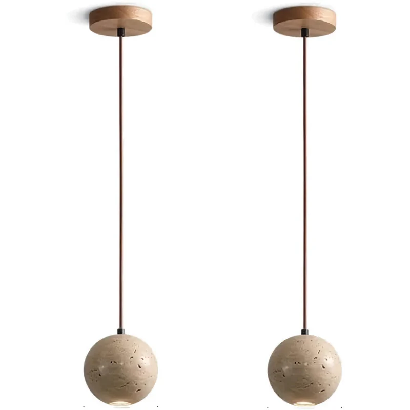 Travertine Globe Pendant | CL8870022