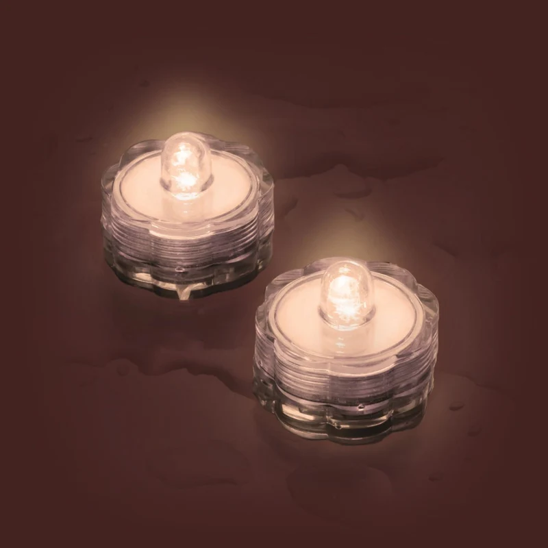 LED Teelicht 2er Set, wasserdicht