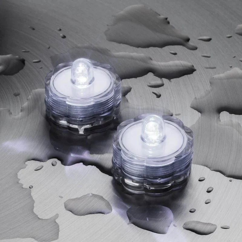 LED Teelicht 2er Set, wasserdicht