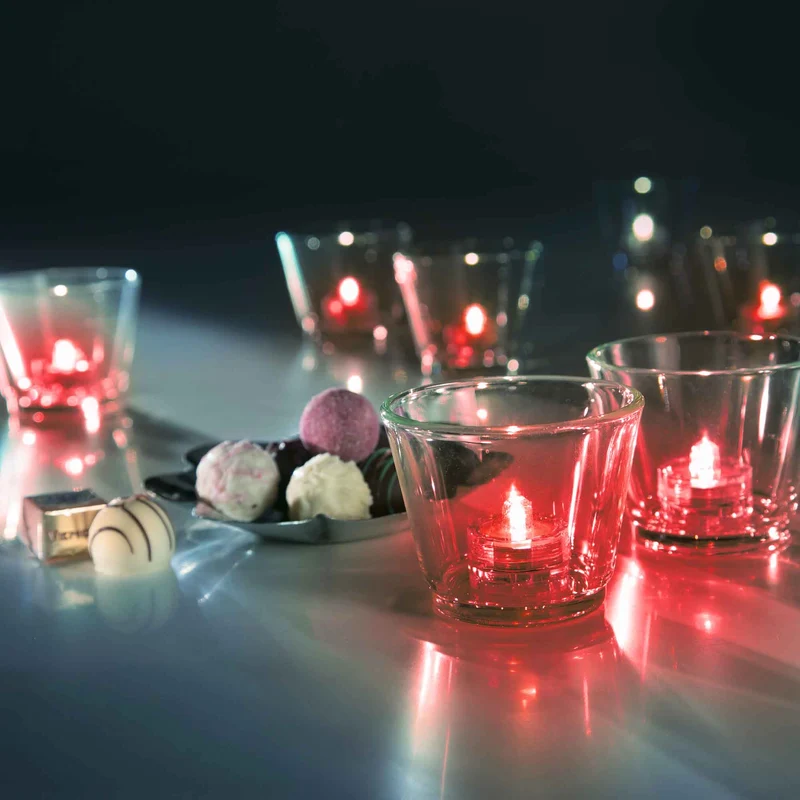 LED Teelicht 2er Set, wasserdicht