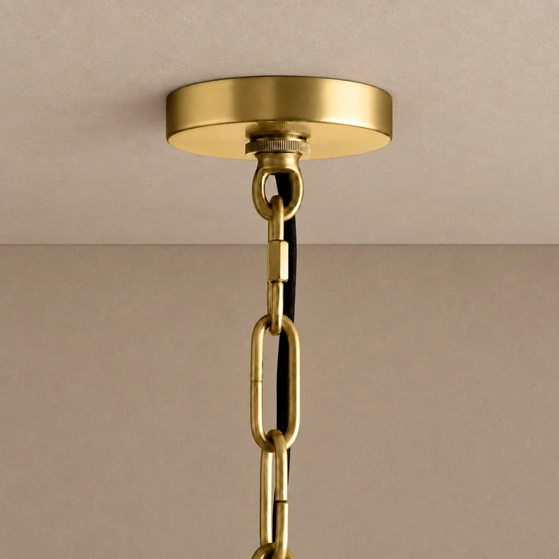 Swirled Glass Chandelier | 3-Tier Large | CLSWL098BR