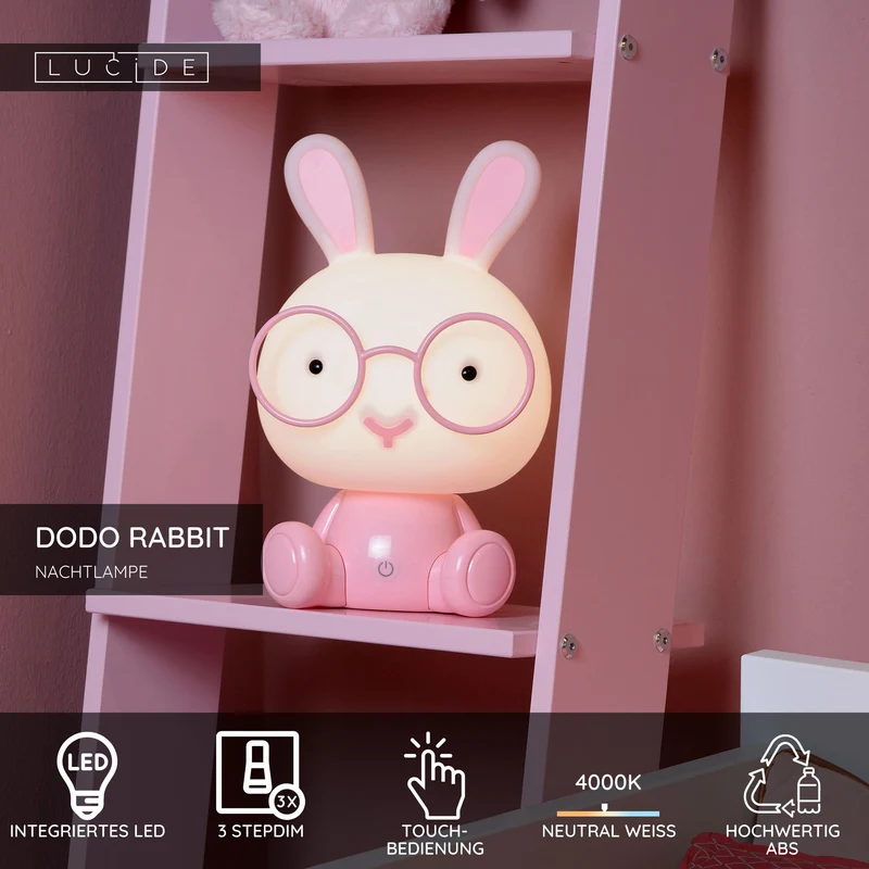 LED-Nachtlampe Dodo Rabbit dimmbar
