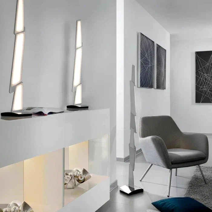 Sompex SPACY LED-Wallwasher Tischlampe – indirektes Licht, 70 cm, dimmbar