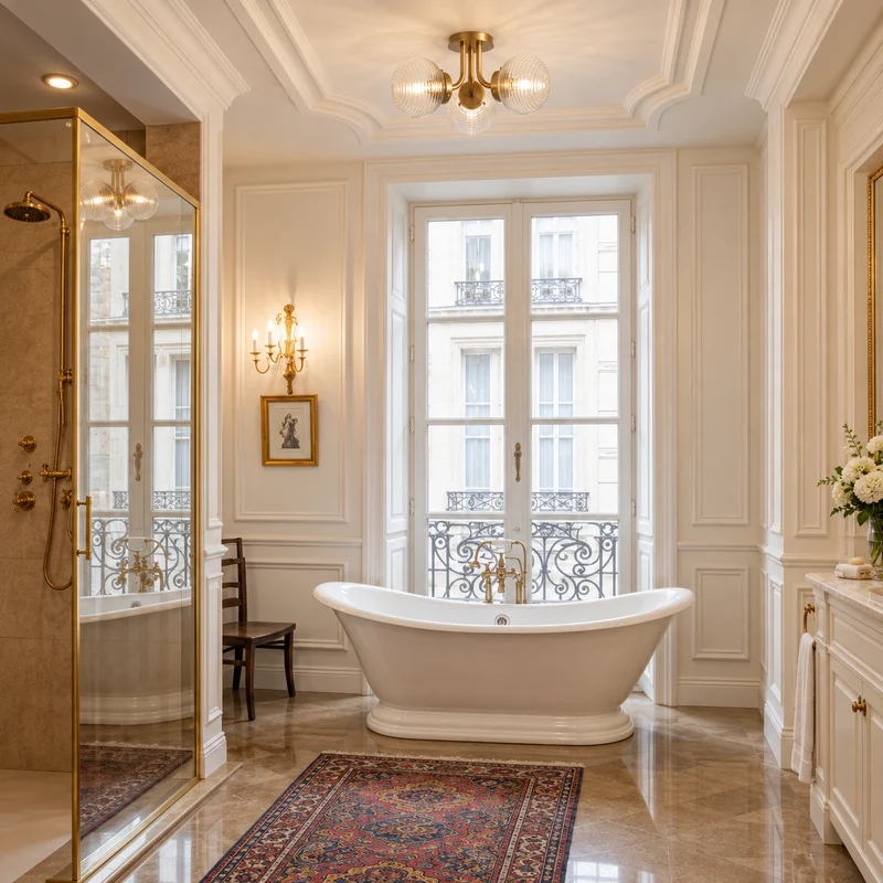 Sfera Tre Flush Mount | Ribbed Glass & Brass | CLSF4903BR