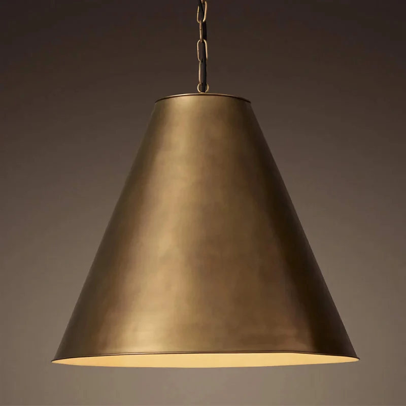 Brass Cone Pendant | Patinated | CLKS0A2