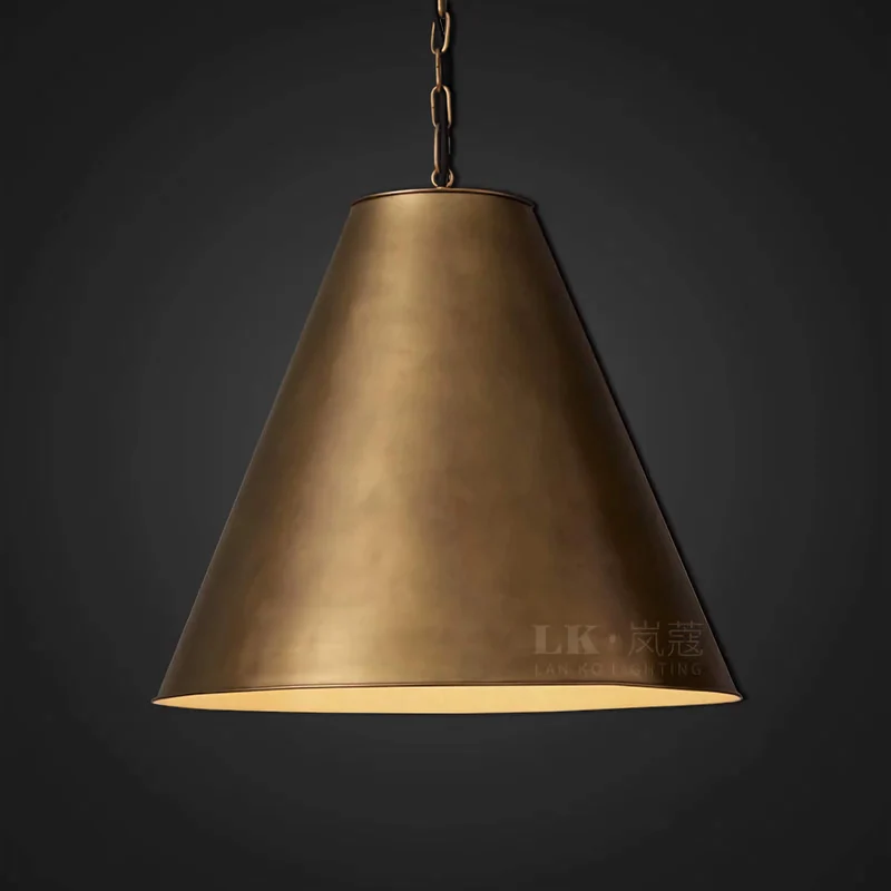 Brass Cone Pendant | Patinated | CLKS0A2