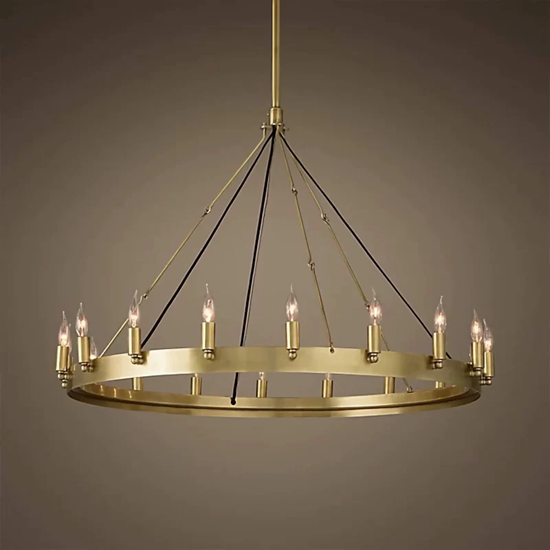 Candelabra Ring Chandelier | Gold | CLGHTSD97G