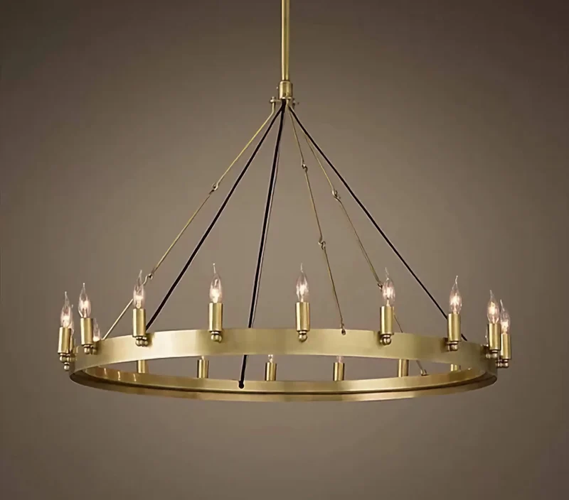 Candelabra Ring Chandelier | Gold | CLGHTSD97G