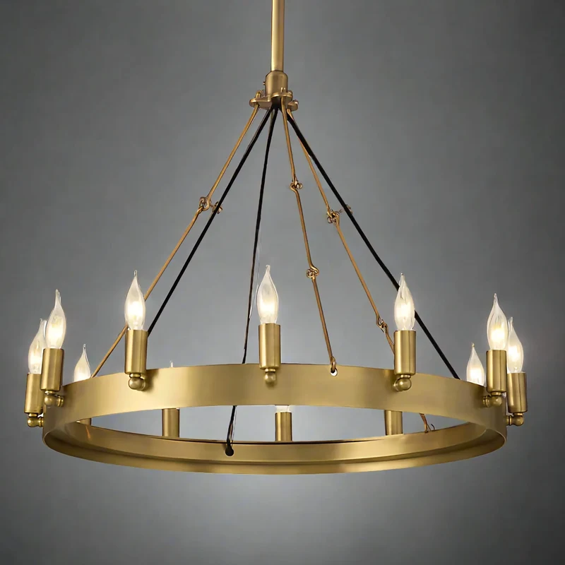 Candelabra Ring Chandelier | Gold | CLGHTSD97G