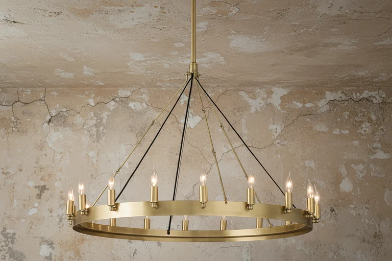 Candelabra Ring Chandelier | Gold | CLGHTSD97G