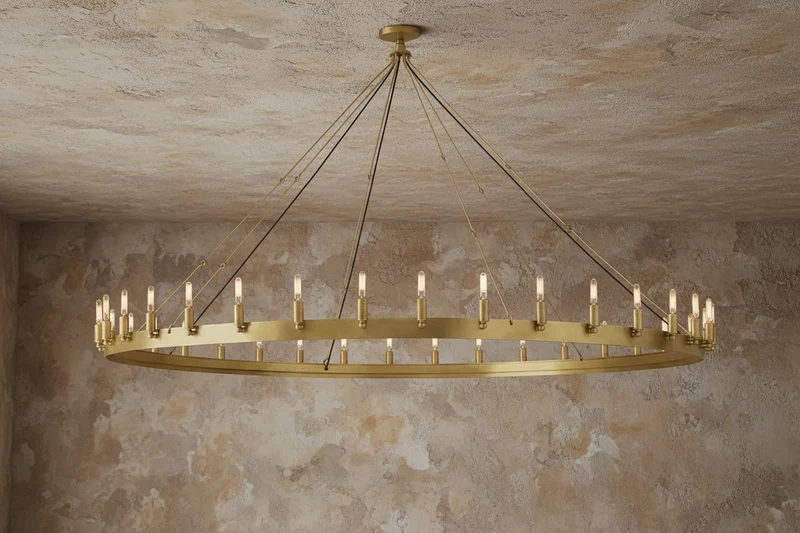Candelabra Ring Chandelier | Gold | CLGHTSD97G