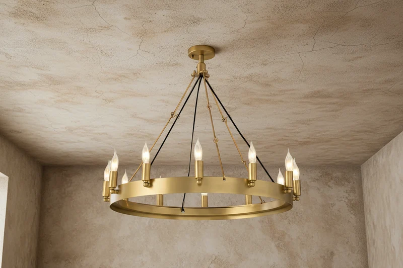 Candelabra Ring Chandelier | Gold | CLGHTSD97G