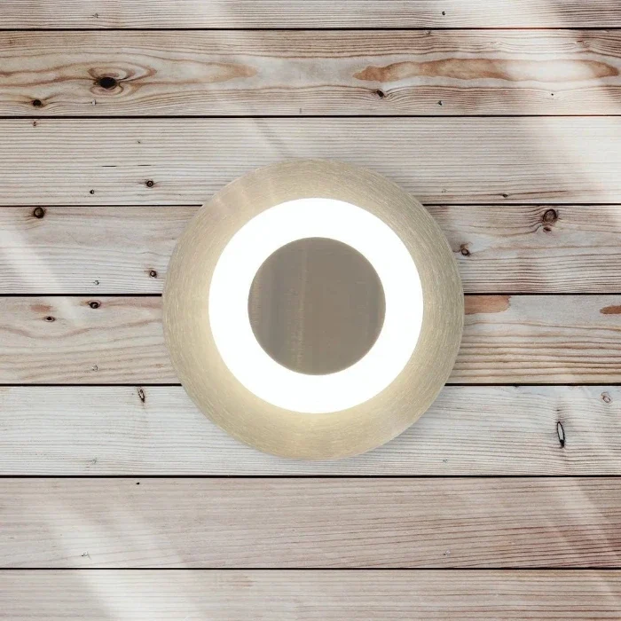 Kleine runde LED Wandlampe & Deckenlampe – Kreisform, dimmbar