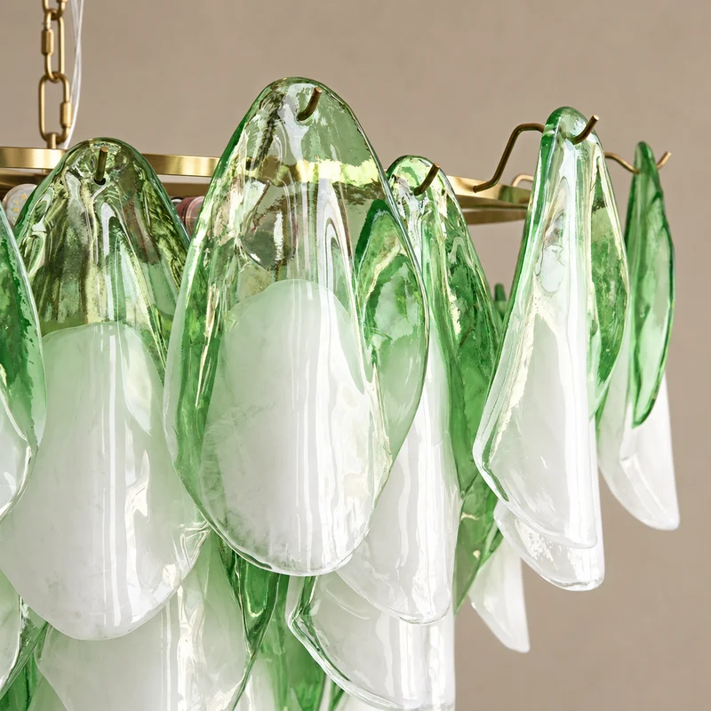 The Maison Chandelier | Glass & Stainless Steel | CLND017