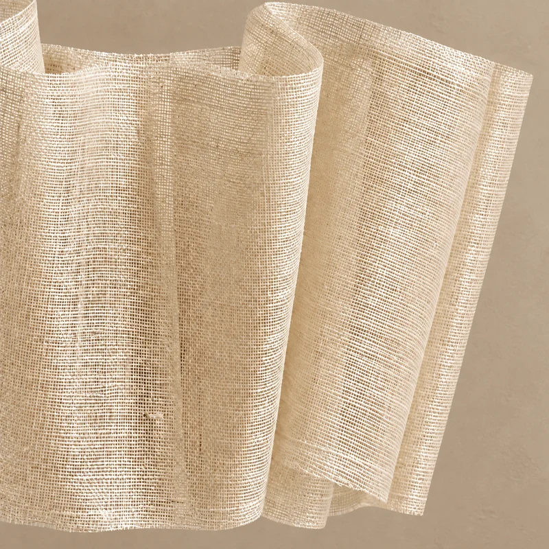 The Sora Linear Chandelier | Handwoven Abaca | CLND018